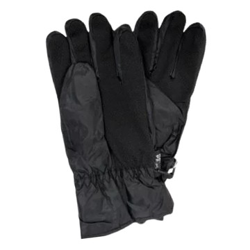 MIKE-TEX 防水止滑手套 成人聚酯纖維 全顆粒耐磨 100%防水/防寒保暖 母子扣-方便攜帶  黑色  L