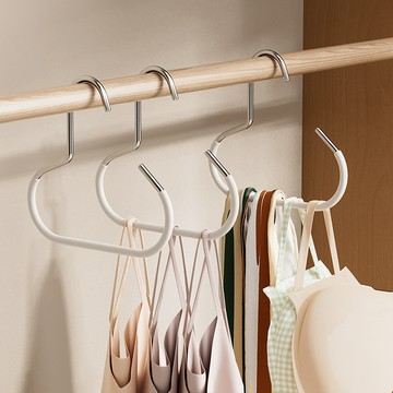 隔日到貨🔥加厚多功能掛鉤 掛鉤衣架 吊帶收納 內衣收納 帽子收納 不鏽鋼掛鉤 衣架 無痕防滑掛鉤 絲巾領帶收納 掛衣架