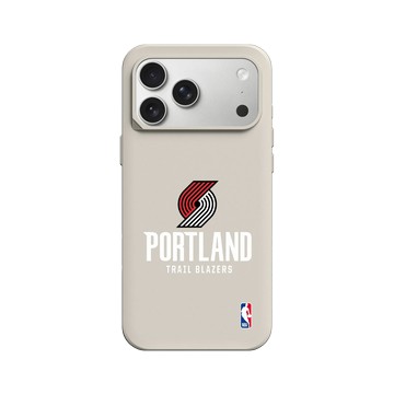 iPhone 17 Pro Max SolidX 貝殼灰 - NBA - Logo-波特蘭拓荒者 Portland Trail Blazers - Light