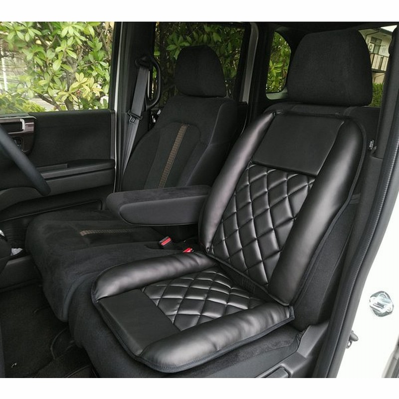 シートカバー 軽自動車 普通車 クッション 車用クッション レザー調 快適 高級感 座席 フロント フリーサイズ ブラック 黒 車 車小物 車用品 Nbox Pdrl501 通販 Lineポイント最大0 5 Get Lineショッピング
