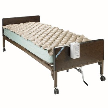 Variable Pressure Pump and Mattress Pad System Med-Aire  Pressure Redistribution 34 X 78 X 2-1/2 Inc Case of 1 by Drive Medical