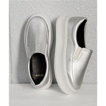 一腳蹬實用bi入款舒適厚底休閑鞋