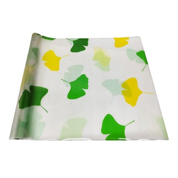 WA. WALL ART 防窺透光防水玻璃貼 寬度60cm  靜電落葉銀杏 白色  1個