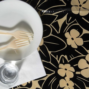 美麗寶島台灣野餐墊 /黑