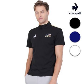 法國公雞 運動TRAINING短袖立領衫 男款 三色 LWT21844