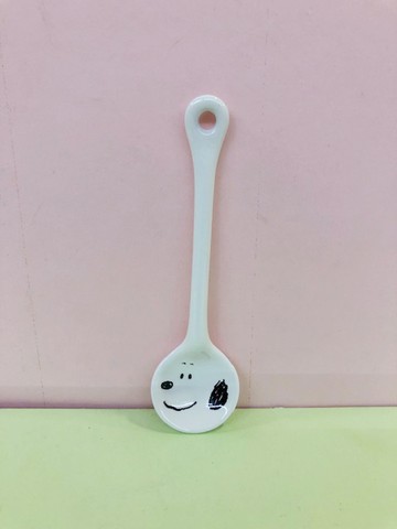 【震撼精品百貨】史奴比Peanuts Snoopy ~SNOOPY陶瓷小湯匙-微笑#61211