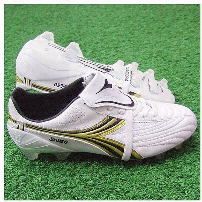 Stile10 Lt Pro Mg14 J ホワイト イエロー ブラック Diadora ディアドラ サッカースパイク 3918 通販 Lineポイント最大0 5 Get Lineショッピング