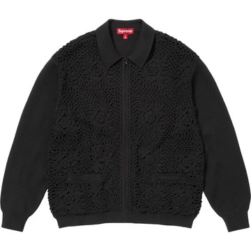 【日貨代購CITY】2025SS SUPREME Crochet Zip Up Cardigan 開襟衫 針織衫 毛衣