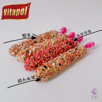 【現貨】VITAPOL 鸚鵡棒棒糖 鸚鵡啃咬零食點心 鸚鵡零食 鳥點心 鳥零食 鳥棒棒糖 營養啃咬用品 棒棒糖
