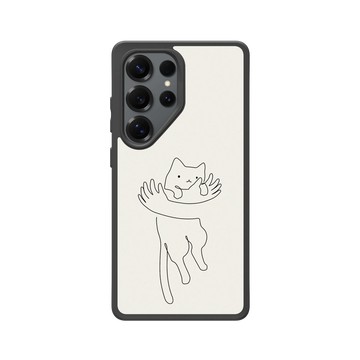 Galaxy S25 Ultra SolidSuit 黑 - ilovedoodle (Lim Heng Swee) - Hug One Line - 愛與擁抱
