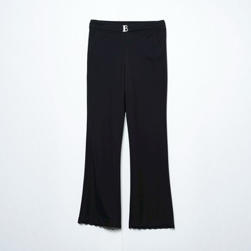 CLL巧玲瓏 美型蕾絲修身喇叭褲 6101107