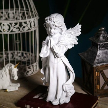 熱賣中復古懷舊素描天使雕塑歐式小擺件家居客廳擺設房間生日禮物裝飾品
