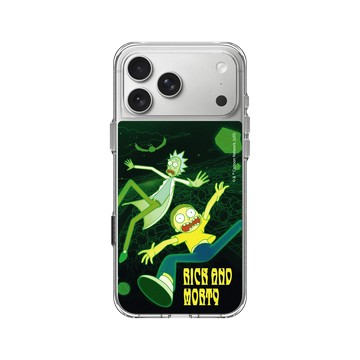iPhone 17 Pro Max Clear Case（相機按鈕） 透明 - 瑞克和莫蒂 Rick and Morty - 瑞克和莫蒂-多元宇宙