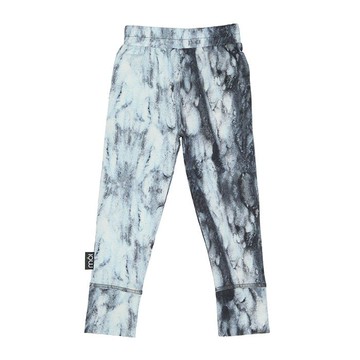 Moi Kids 冰島有機棉童裝貼腿長褲 1歲至8歲冰川色 le5