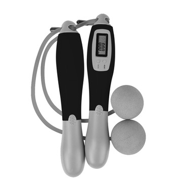 【AFAMIC 艾法】智能有氧電子技術兩用多模式可調整跳繩(重訓 智慧跳繩 比賽 專業競速)-黑灰