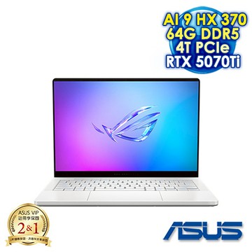 ASUS ROG Zephyrus G14 GA403WR-0058HHX370-NBLO 鉑月銀 14吋電競筆電 (3K OLED 120HZ/AMD Ryzen A