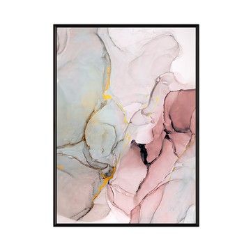 抽象畫 蘊涵 線條裝飾畫  50 x 70cm  黑色