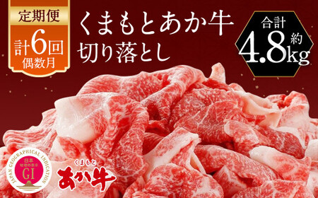 くまもと あか牛 切り落とし 牛肉 約800g