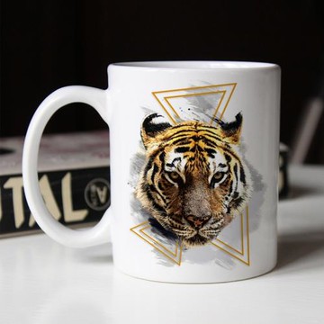 虎頭馬克杯水杯子大容量情侶牛奶早餐杯辦公室水杯茶杯