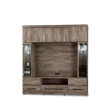 ASSARI-羅尼7尺高低櫃/電視櫃全組(寬212x深41x高213cm)