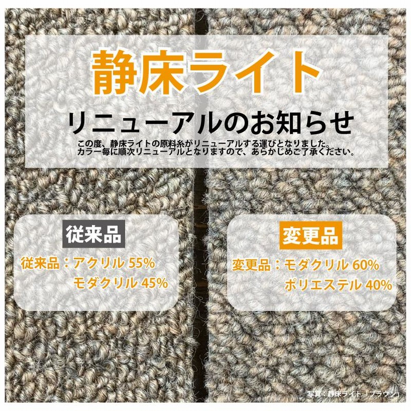 防音マット 防音カーペット 静床ライト50×50cm 10枚 日本製 防炎