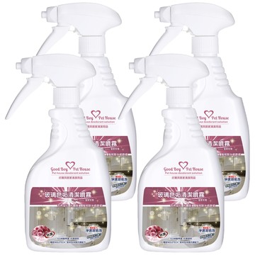 GBPH 好寶貝 玻璃皂垢清潔噴霧 Royal Rose 皇家玫瑰 快速溶解皂垢水漬  500ml  4瓶