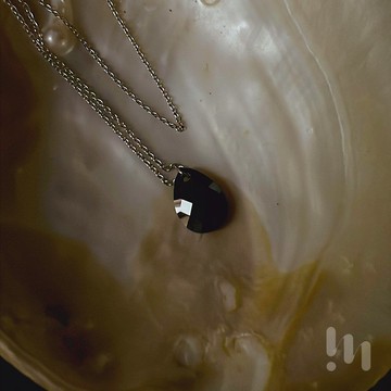 暗夜詠嘆 │ 深黑鋯石 925純銀 項鍊 LIM:M PROJECT