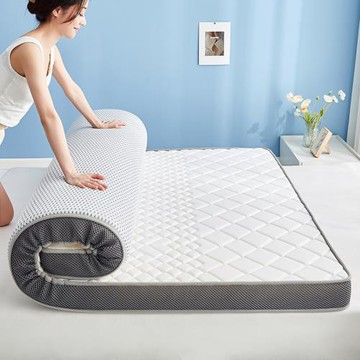 新款乳膠床墊家用加厚榻榻米記憶棉墊子可折疊乳膠墊10cm床墊批發