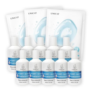 【變臉貓UNICAT】99%玻尿酸原液30mlx10入 加碼果凍面膜x3片