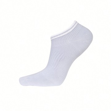 輕護足弓透氣運動船襪-條紋 - M煙波藍