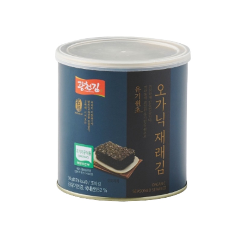 名品 オーガニック在来海苔 (缶) (30G)