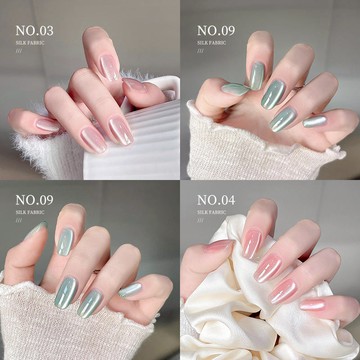 [高cp值鏡面貓眼膠] 蜜糖小姐 鏡面月光貓眼 白開水貓眼 甲油膠 水感顯白裸色 玻璃珠貓眼膠 美甲細磁粉貓眼