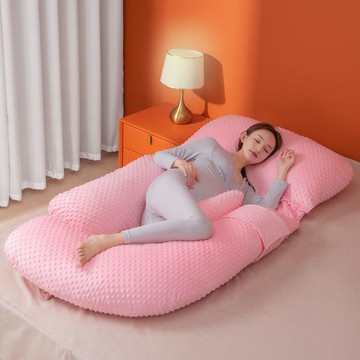 孕婦枕頭側臥枕托腹護腰側臥枕孕夾腿u型抱枕墊肚子孕期睡覺神器 99購物節