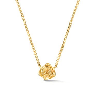 Wild Rose Single Bloom Pendant