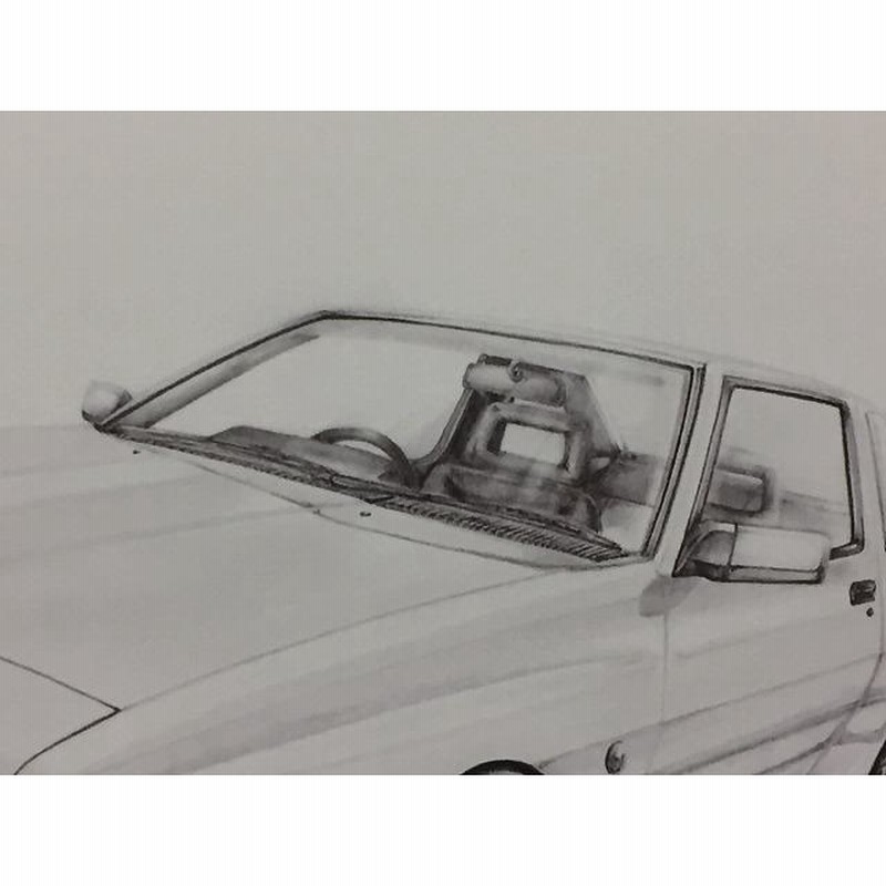 三菱 MITSUBISHI スタリオンGSR-VR【鉛筆画】名車 旧車 イラスト 三菱 MITSUBISHI スタリオンGSR-VR【鉛筆画】名車 旧車 イラスト