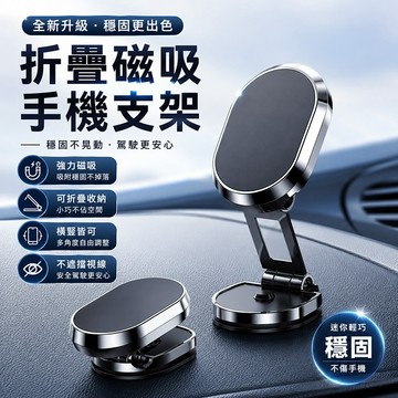 台灣現貨🌞磁吸車用手機架720度  車用手機支架 車載手機支架 導航手機支架 折疊磁吸手機架 汽車手機支架 汽車用品