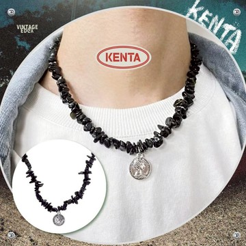 暗黑碎石圖像項鏈 男飾品 中性配件 潮流街頭搭配 特殊拼接 健太選物⋆˖°