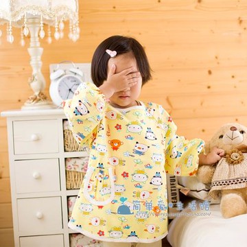 滿包郵純棉寶寶罩衣反穿衣嬰兒童吃飯衣防水護衣圍裙罩衫畫畫衣