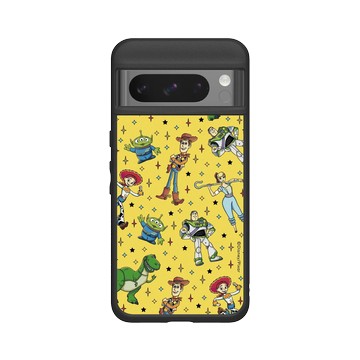 Pixel 8 Pro SolidSuit 黑 - 迪士尼-玩具總動員 Toy Story - 玩具總動員 - 未來感懷舊角色群