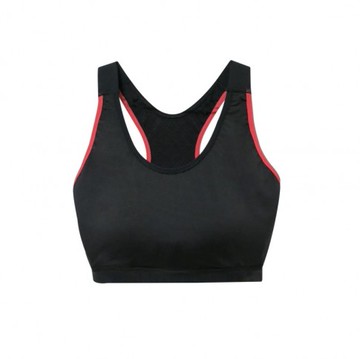 【【蘋果戶外】】山林 11K69 36 黑色/深玫紅 女排汗透氣運動內衣 Mountneer