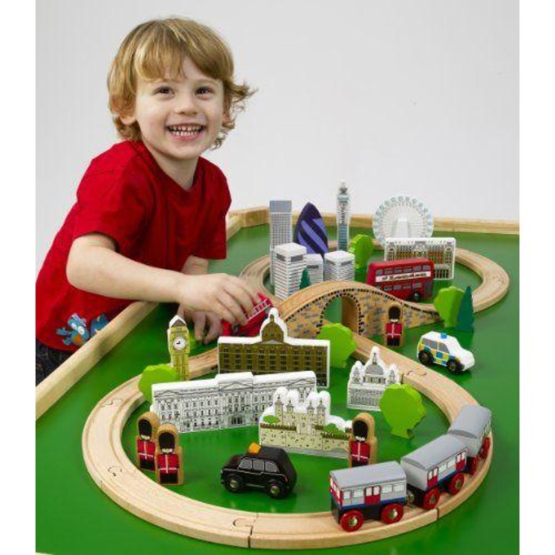 Tidlo City of London Wooden Train Set | LINEショッピング