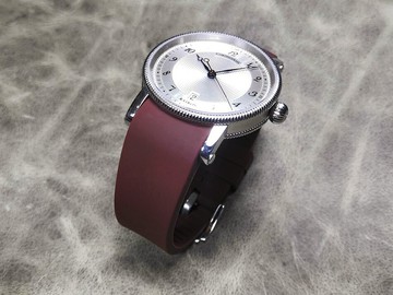 優樂悅~包頭弧形摻氟硅膠橡膠20mm22mm24mm海馬劍魚watch3水鬼550GT2表帶