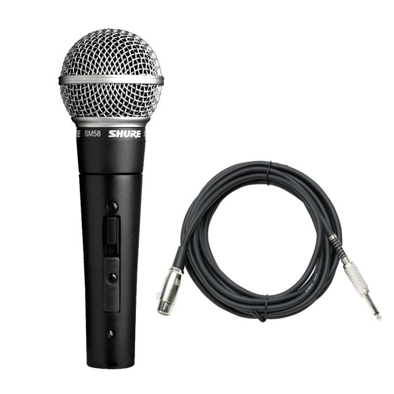 SHURE SM58SE  マイクケーブル（XLRメス-フォン   5.0m）セット