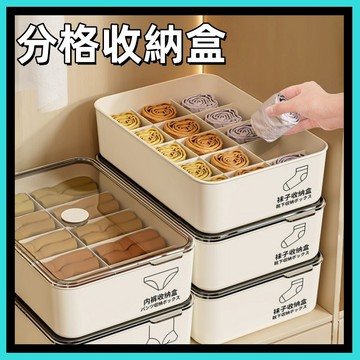 內衣收納盒🍅衣物收納盒 內衣收納 襪子收納盒 內褲收納 分隔收納盒 內衣褲收納 抽屜收納盒 衣服收納 帶蓋收納盒 防塵
