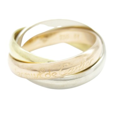 【二手名牌BRAND OFF】Cartier 卡地亞【再降價】18玫瑰K金 18白K金 18K金 Trinity 三環戒指