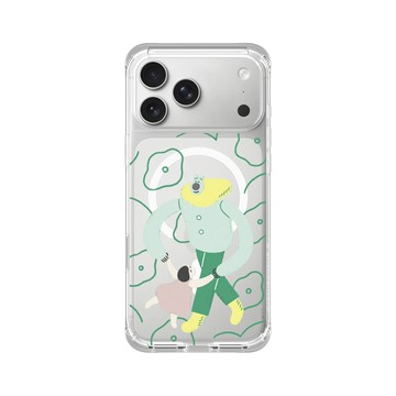 iPhone 17 Pro Max ClearX (MagSafe 兼容) 晶透白 - 包大山 Baozi - 一起跳舞吧
