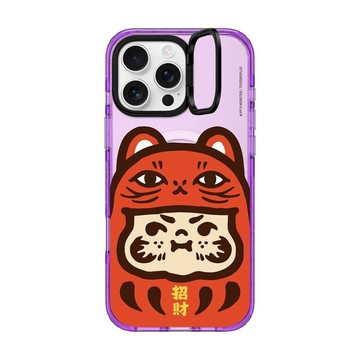 CASETiFY 保護殼 iPhone 16Pro/16 Pro Max 紅色招財貓 PP 寶寶招財貓達摩紅手機殼