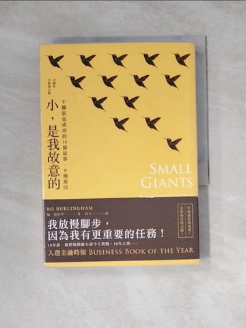 【書寶二手書T6／財經企管_WSK】小，是我故意的(10週年全新增訂版)_鮑‧柏林罕