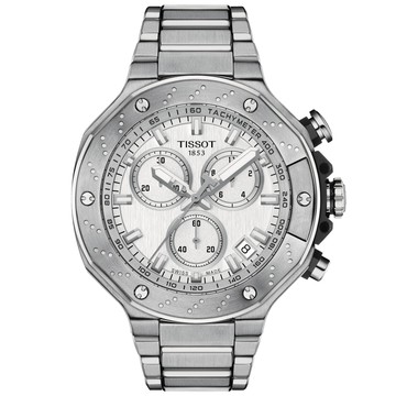 TISSOT 官方授權 T-RACE 競速計時石英腕錶 錶 手錶 送禮 / T1414171103100 / T141.417.11.031.00