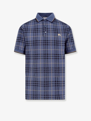 Stan polo shirt with Check print - BURBERRY - gender_Man